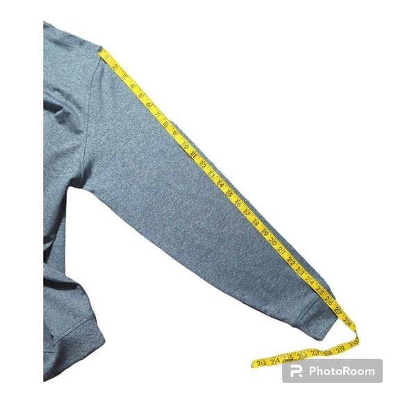 FootJoy Half Zip Men's Pullover with Zipper Color Heather Gray Size M - Picture 5 of 8